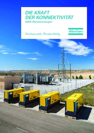 Agregaty prądotwórcze z silnikiem wysokoprężnym Atlas Copco QAS 400 VD