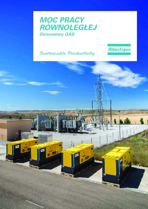 Agregaty prądotwórcze z silnikiem wysokoprężnym Atlas Copco QAS 400 VD