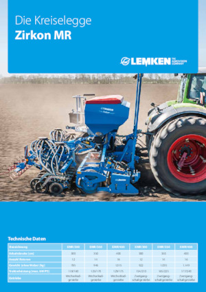 Brony wibracyjne Lemken Zirkon XMR/300