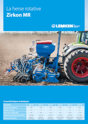 Brony wibracyjne Lemken Zirkon XMR/300