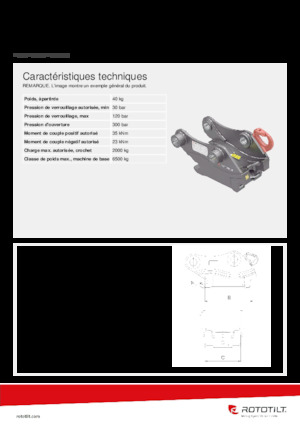 Szybkozłącza Rototilt® S40 
