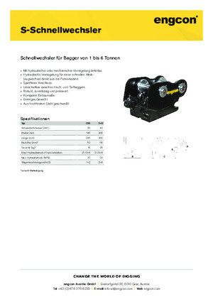 Szybkozłącza engcon S40