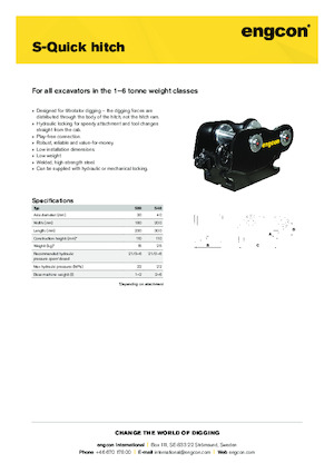Szybkozłącza engcon S40