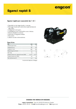 Szybkozłącza engcon S30