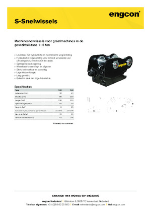 Szybkozłącza engcon S40
