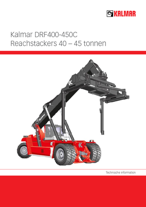 Wózek do kontenerów Kalmar DRF 400-60 C5