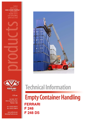 Wózek do kontenerów CVS Ferrari 248.6