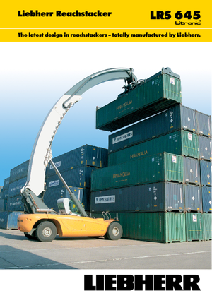 Wózek do kontenerów Liebherr LRS 645 Litronic