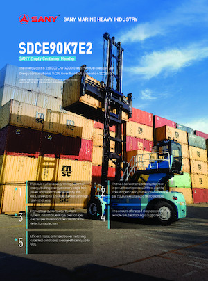 Wózek do kontenerów Sany SDCE90K7E2