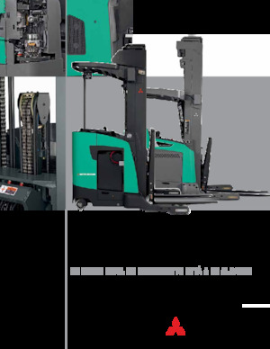 Wózki wysokiego składowania Mitsubishi ESR18N2