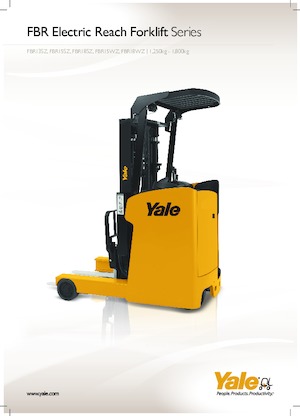 Wózki wysokiego składowania Yale FBR15SZ