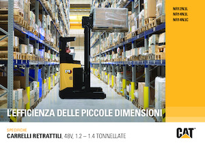 Wózki wysokiego składowania Caterpillar NR14N3L