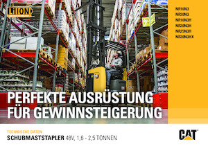 Wózki wysokiego składowania Caterpillar NR20N3