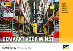 Wózki wysokiego składowania Caterpillar NR20N3