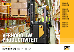 Wózki wysokiego składowania Caterpillar NR16N2H