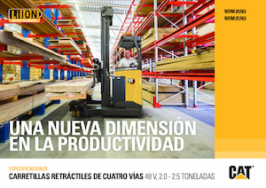 Wózki wysokiego składowania Caterpillar NRM25N3