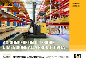 Wózki wysokiego składowania Caterpillar NRM25N3