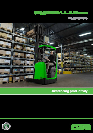 Wózki wysokiego składowania Cesab R314