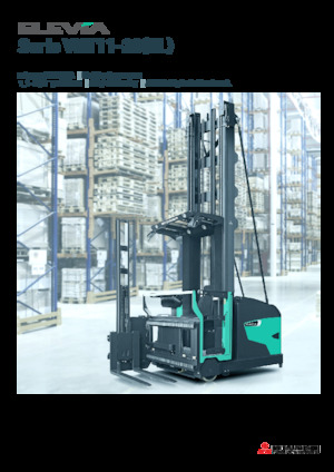 Wózki wysokiego składowania Mitsubishi VNT13