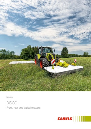 Kosiarka dyskowa z kondycjonerem mocowana z tyłu Claas Disco 3150 C