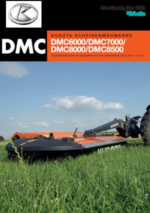 Kosiarka dyskowa z kondycjonerem mocowana z tyłu Kubota DMC6032N 