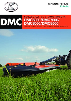 Kosiarka dyskowa z kondycjonerem mocowana z tyłu Kubota DMC6032N 