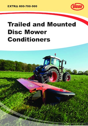 Kosiarka dyskowa z kondycjonerem mocowana z tyłu Vicon Extra 736 T