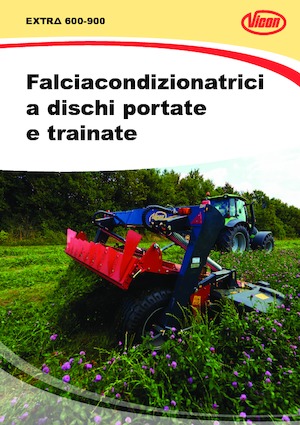 Kosiarka dyskowa z kondycjonerem mocowana z tyłu Vicon Extra 736 T