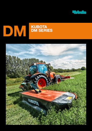 Kosiarka dyskowa bez kondycjonera mocowana z tyłu Kubota DM3336