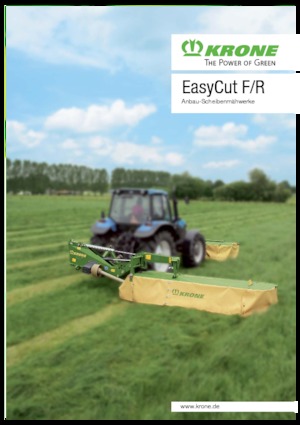 Kosiarka dyskowa bez kondycjonera mocowana z tyłu Krone EasyCut R 400