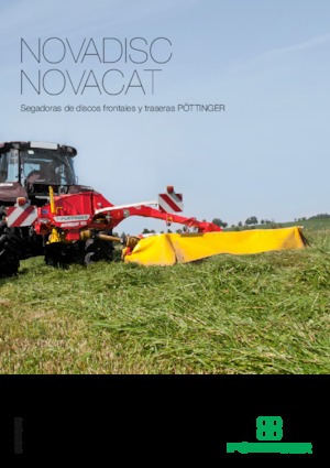 Kosiarka dyskowa bez kondycjonera mocowana z tyłu Pöttinger NovaCat 352 CF