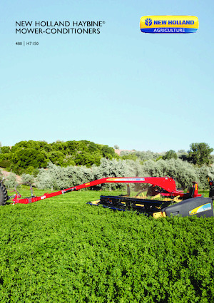 Kosiarka dyskowa z kondycjonerem mocowana z tyłu New Holland 488