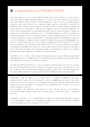 Kosiarka dyskowa z kondycjonerem mocowana z tyłu Pronar PDT 300 C