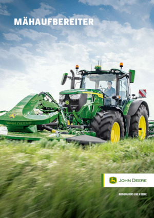Kosiarka dyskowa z kondycjonerem mocowana z tyłu John Deere R310R