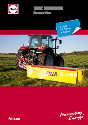 Kosiarka dyskowa bez kondycjonera mocowana z tyłu Fella SM 208 InLine