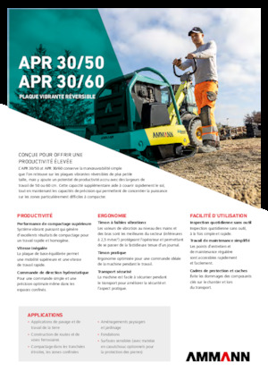 Rewersyjne Zagęszczarki / płyty wibracyjne Ammann APR 3060
