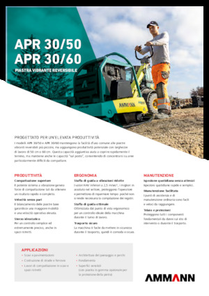 Rewersyjne Zagęszczarki / płyty wibracyjne Ammann APR 3060