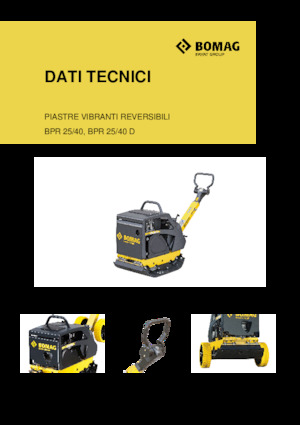 Rewersyjne Zagęszczarki / płyty wibracyjne Bomag BPR 25/40