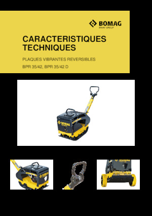 Rewersyjne Zagęszczarki / płyty wibracyjne Bomag BPR 35/42