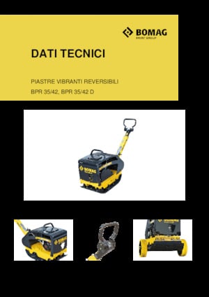 Rewersyjne Zagęszczarki / płyty wibracyjne Bomag BPR 35/42