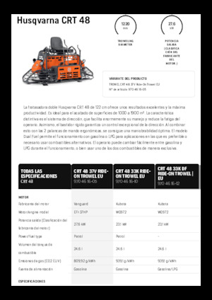 Zacieraczki samojezdne z siedziskiem Husqvarna CRT 48