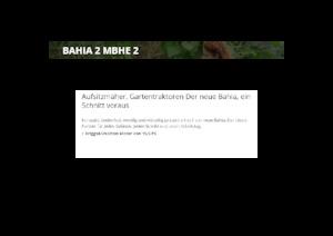 Kosiarki Samojezdne i Traktory Ogrodowe Etesia BAHIA 2 MBHE 2