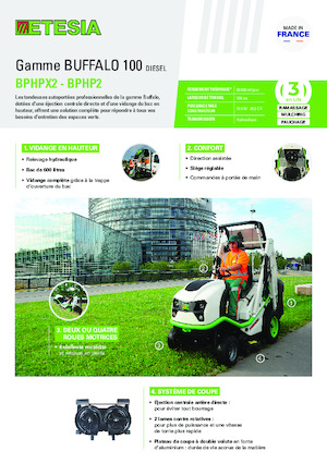 Kosiarki Samojezdne i Traktory Ogrodowe Etesia BUFFALO 100 BPHPX2