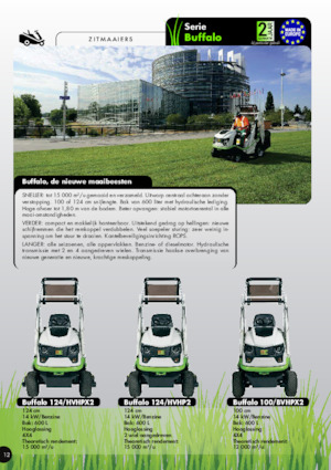 Kosiarki Samojezdne i Traktory Ogrodowe Etesia BUFFALO 100 BPHPX2