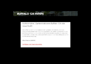 Kosiarki Samojezdne i Traktory Ogrodowe Etesia BUFFALO 124 HVHPX2