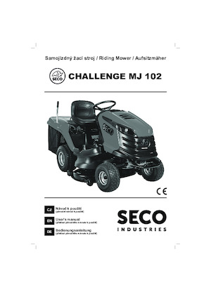 Kosiarki Samojezdne i Traktory Ogrodowe SECO Challenge MJ