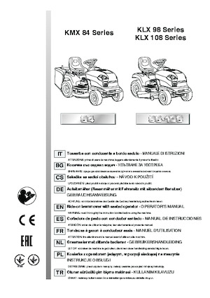 Kosiarki Samojezdne i Traktory Ogrodowe Efco EF 108 L/16 K