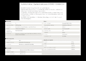 Kosiarki Samojezdne i Traktory Ogrodowe Etesia HYDRO 100 MK124