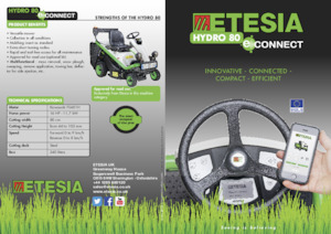 Kosiarki Samojezdne i Traktory Ogrodowe Etesia HYDRO 80 E-CONNECT MKHP4