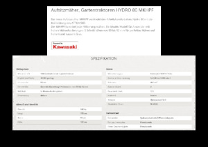 Kosiarki Samojezdne i Traktory Ogrodowe Etesia HYDRO 80 MKHPF